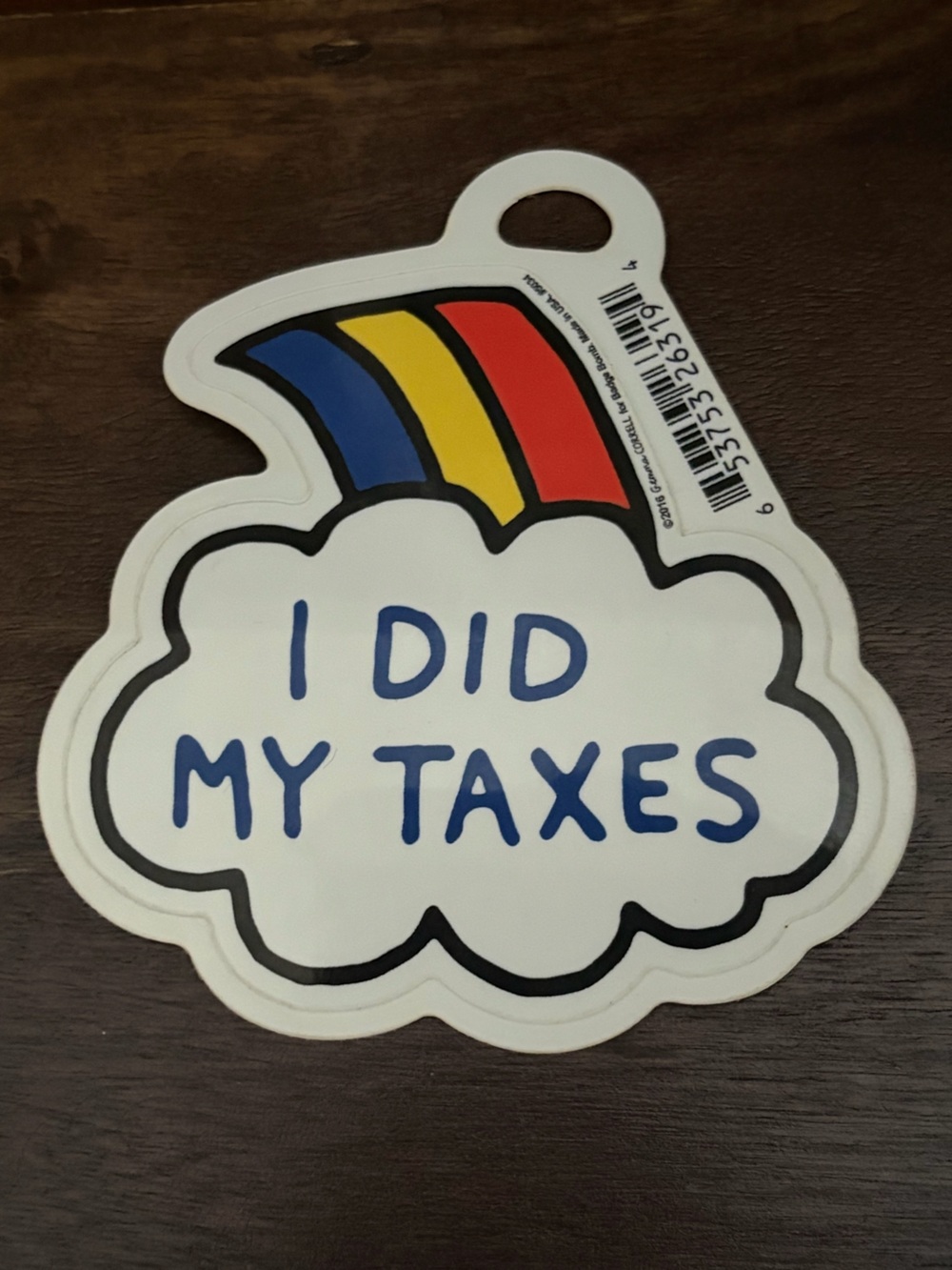 🆓 | I Did My Taxes Adulting Sticker